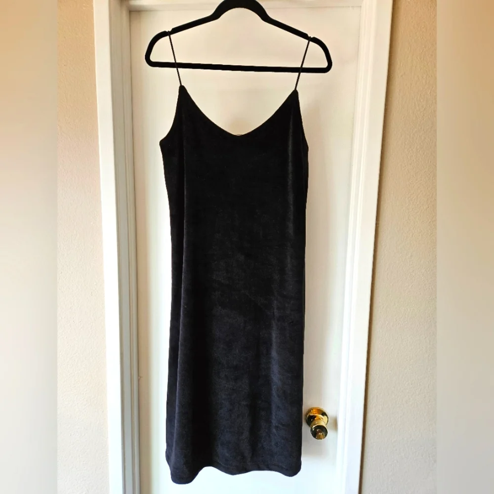 RHC Leah micromodal-blend velour midi dress - Picture 3 of 9